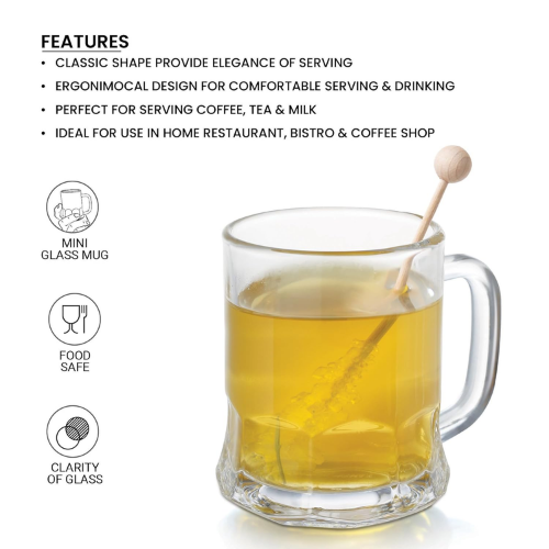 Dome Tea Mug 150 ML Set of 6 Pcs