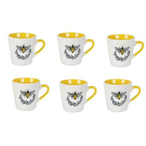 Fido Ceramic Mug Set of 6