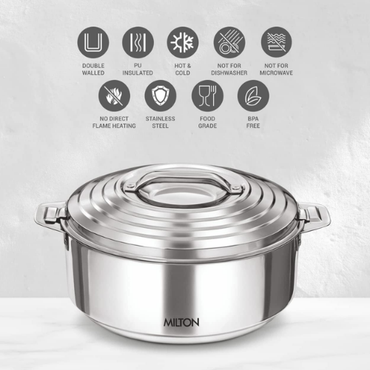 Galaxia Stainless Steel Casserole 1 L / 1.5 L / 2.5 L
