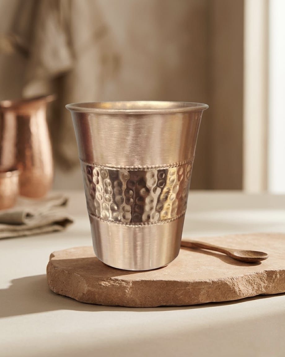 Pure Copper Glass 500 ml - आरोग्य
