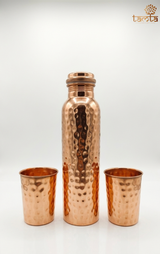 Tanmaya C003 Copper Gift Set – (950 ml) - स्वास्थ्य