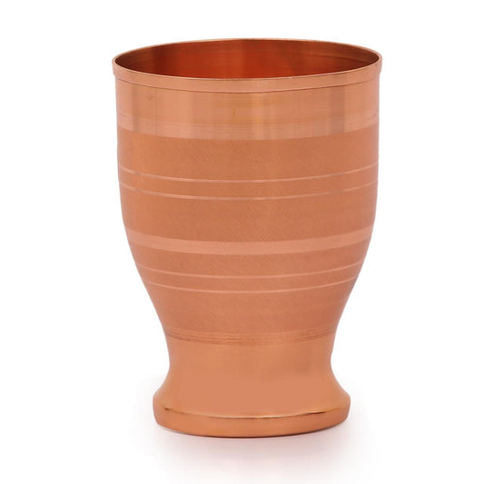 Copper Drinking Water Glass Cup Dining Table Serveware Drinkware