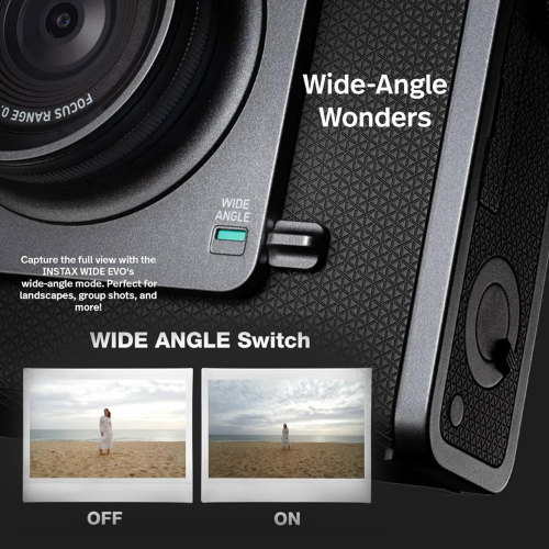 Fujifilm Instax Wide Evo Hybrid Instant Film Camera