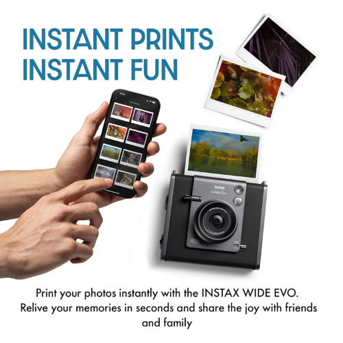 Fujifilm Instax Wide Evo Hybrid Instant Film Camera