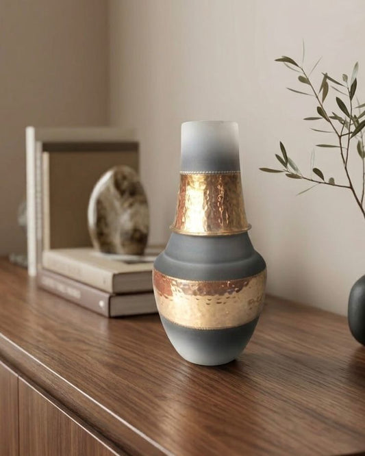 SURAI Designer Copper Bottle 400 ml S011 - शुद्ध