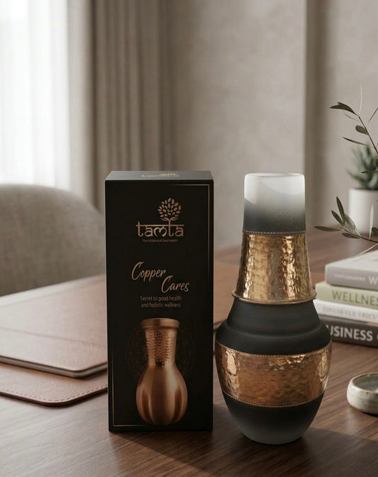 SURAI Designer Copper Bottle 400 ml S011 - शुद्ध