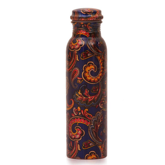 Copper Water Bottle, 1L, Set of 1