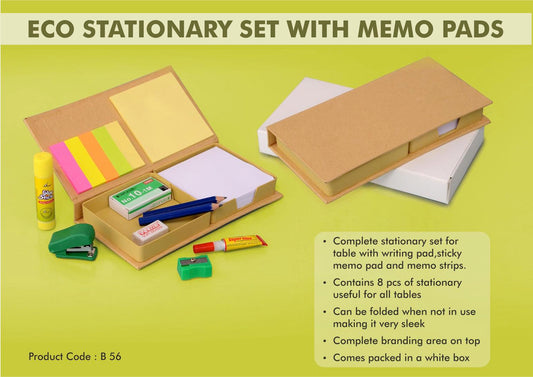 B56 – Eco Stationary set with memo pads