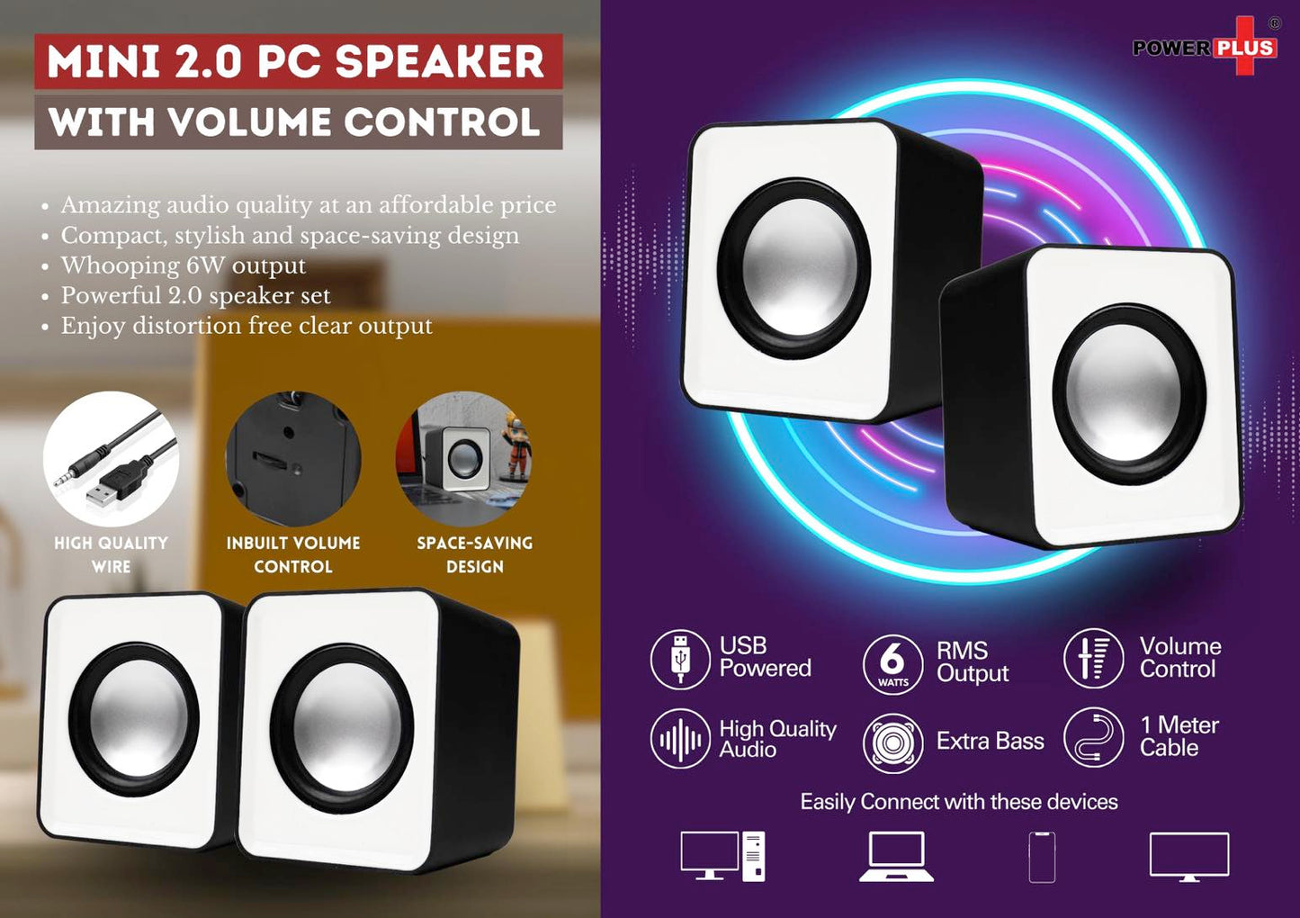 Mini 2.0 PC Speaker