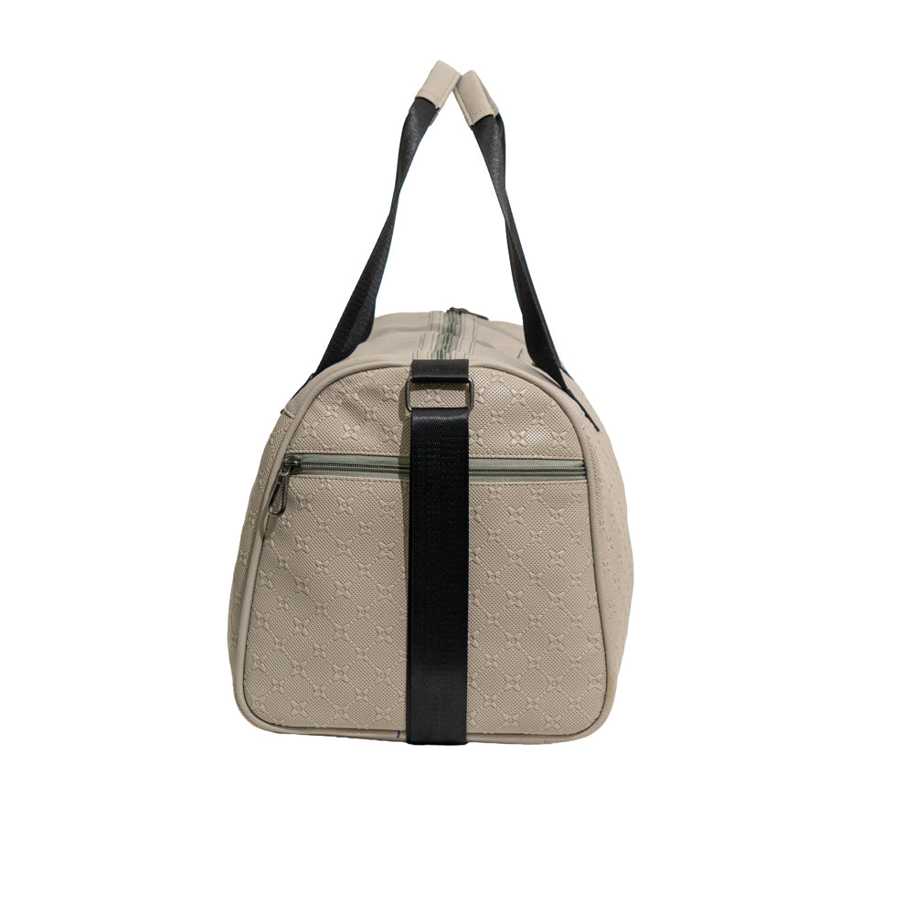Embossed Monogram Texture Travel Duffle Bag (Model: TXL411)