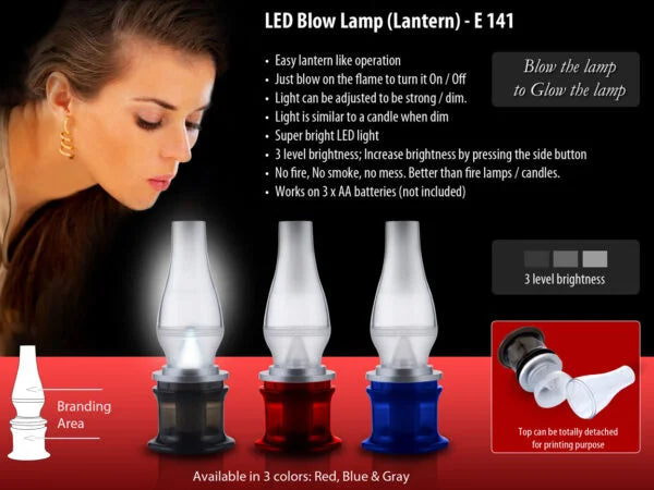 E141 – LED Blow lamp (Lantern) (with 3 step light)