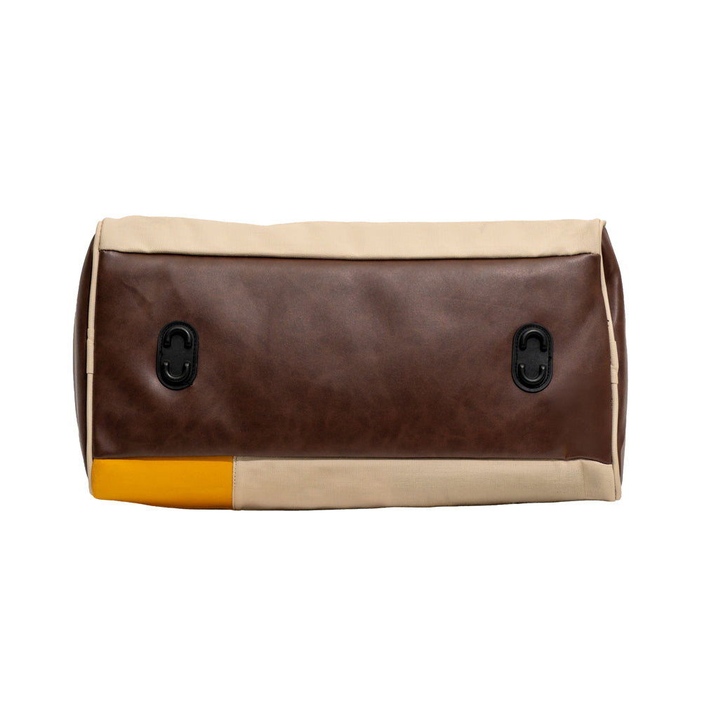 Multicolor Star Patchwork Faux Leather Travel Duffle Bag (Model: TXL400)