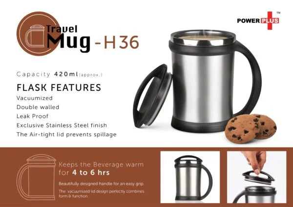 H36 – Power Plus Vacuumized travel mug
