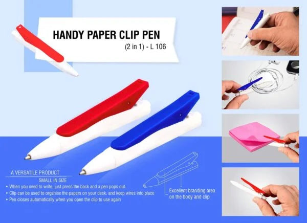 L106 – Handy Paper clip pen (2 in 1)