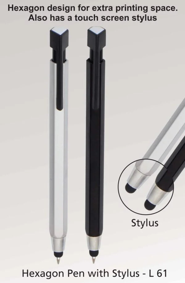 L61 – Hexagon pen with stylus