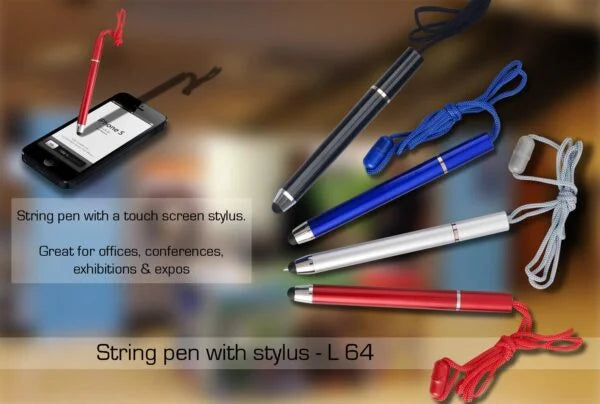L64 – String pen with stylus