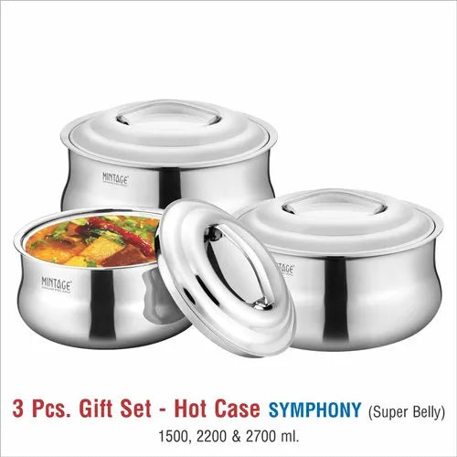 Stainless Steel Hot Case Symphony (3 Pcs Gift Set)