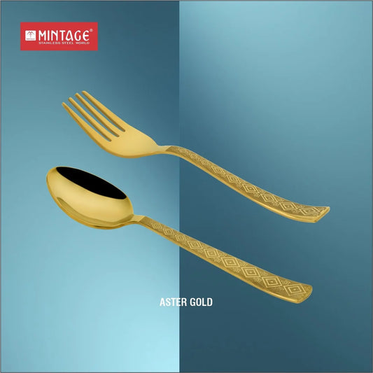 Aster Gold Spoon 6 Pc Set